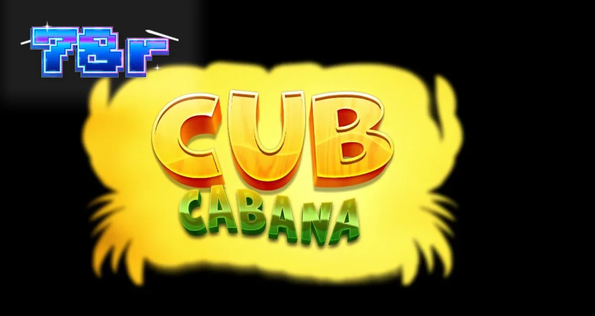 Interface vibrante e tropical do slot Cub Cabana com elementos de festa na praia